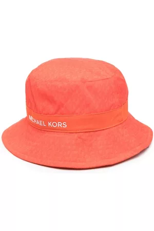Michael Kors Girls Hats - Logo-print sun hat - Orange
