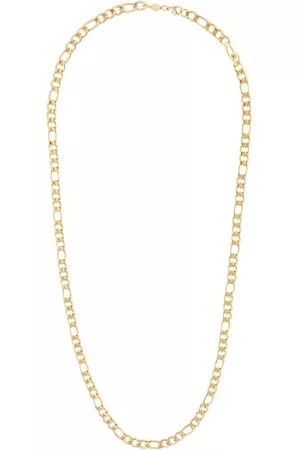 Nialaya Men Necklaces - Figaro 6mm chain necklace - Gold