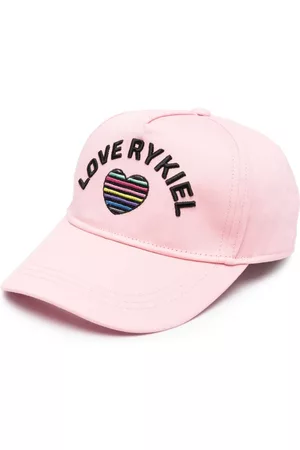Sonia Rykiel Enfant Caps - Embroidered-logo cotton cap - Pink