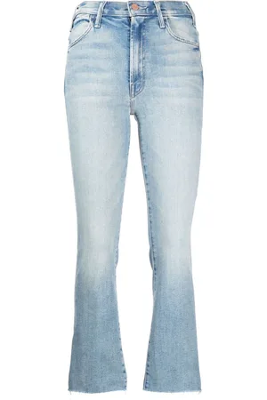 Mother Denim flared cropped trousers