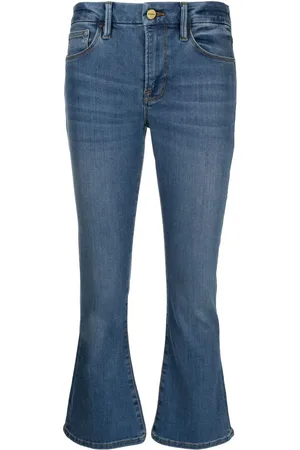 Frame Low-rise flared jeans