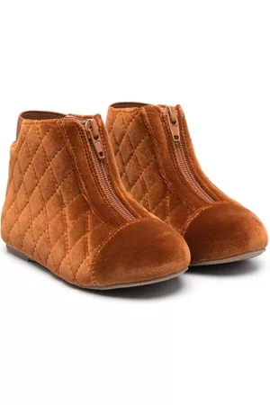 AGE OF INNOCENCE Ankle Boots - Nicole quilted boots - Brown