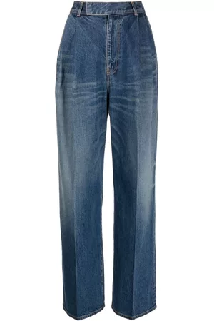 UNDERCOVER Women High Waisted Jeans - High-waist straight-leg jeans - Blue
