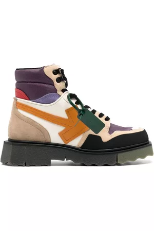 OFF-WHITE Men Outdoor Shoes - Hiking Sponge sneaker boots - Multicolour