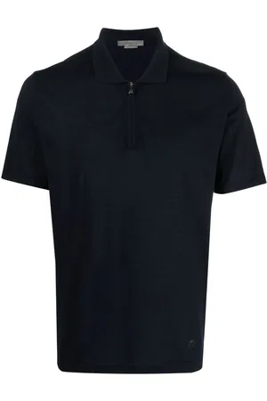 corneliani Cotton short-sleeve polo shirt