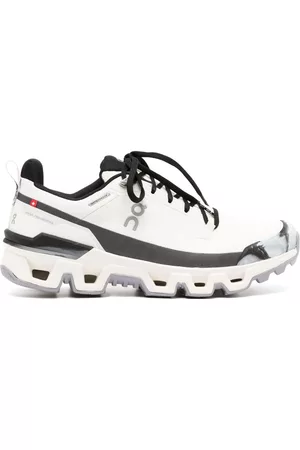 On Running Women Outdoor Shoes - Cloudwander Waterproof hiking sneakers - White