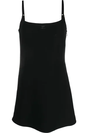 Courrèges Sleeveless square-neck minidress