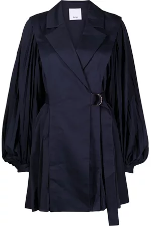 Acler Women Blazer Dresses - Pleated blazer dress - Blue