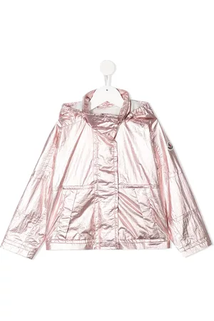 Moncler Jackets - Metallic-effect jacket - Pink