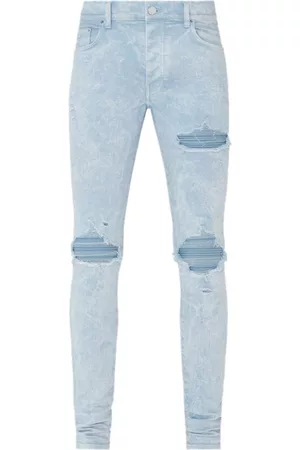 AMIRI Men Skinny Jeans - MX1 mineral-wash skinny jeans - Blue