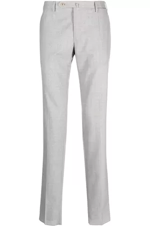 Incotex Men Formal Pants - Tailored wool trousers - Grey