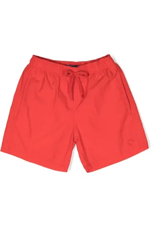Vilebrequin Embroidered-logo drawstring swim shorts