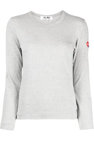 Comme des Garçons Logo-patch long-sleeve T-shirt