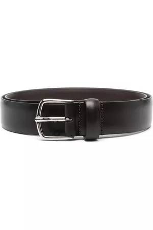 Fursac Men Belts - Buckle-fastening leather belt - Brown