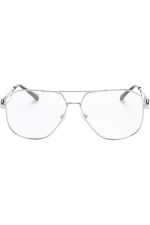 VERSACE Men Sunglasses - Pilot-frame glasses - Silver