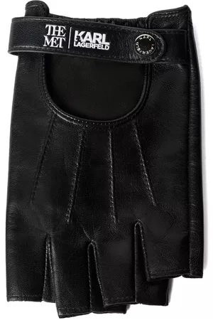 Karl Lagerfeld Women Gloves - X Met Essential fingerless gloves - Black