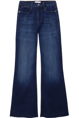 Frame Wide-leg cotton jeans