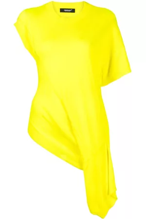 UNDERCOVER Women Tops - Cut-out detailing wool top - Yellow