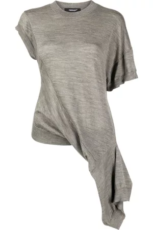 UNDERCOVER Women Tops - Cut-out detailing wool top - Grey