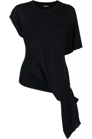 UNDERCOVER Women Tops - Cut-out detailing wool top - Black