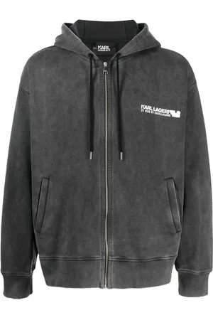 Karl Lagerfeld Rue St-Guillaume zip-up hoodie