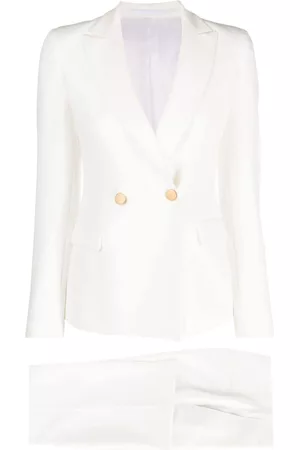 TAGLIATORE Women Suits - Double-breasted suit - White