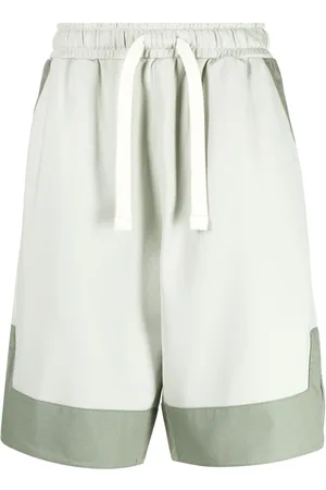 FIVE CM Two-tone drawstring track shorts