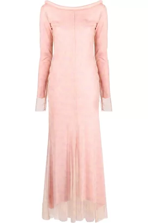 V:PM ATELIER Women Evening Dresses - Kairi wide-neck gown - Pink