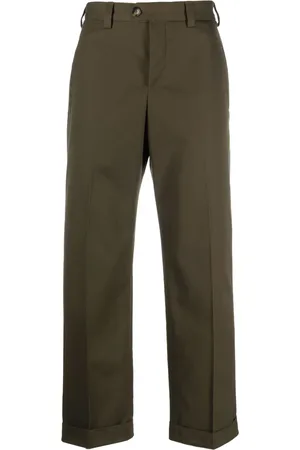 PT Torino Pressed-crease straight-leg trousers
