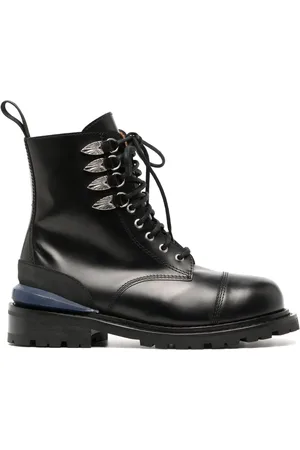 TOGA VIRILIS Leather combat boots