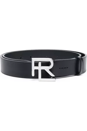 Ralph Lauren Men Belts - Logo-buckle leather belt - Black