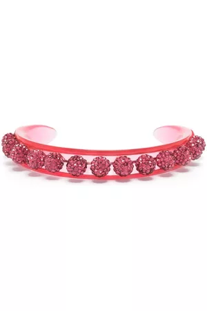 Aquazzura Women Bracelets - Disco Darling gemstones bracelet - Pink