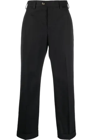 PT Torino Pressed-crease straight-leg trousers