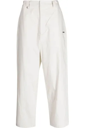 Izzue Straight-leg cotton trousers