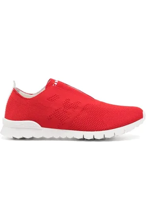 Kiton Knitted-upper slip-on sneakers