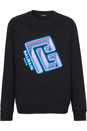 Balmain Logo-print cotton sweatshirt