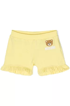 Moschino Shorts - Teddy Bear-motif shorts - Yellow