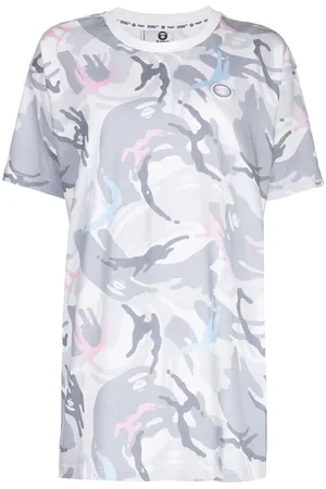 A Bathing Ape Camouflage-pattern cotton T-shirt
