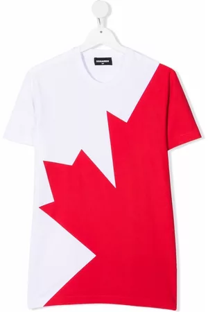 Dsquared2 T-Shirts - TEEN logo-print cotton T-shirt - White