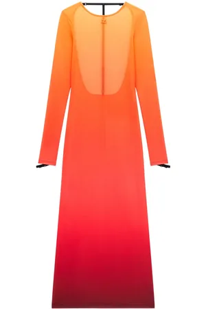 Courrèges Sunset gradient-effect dress
