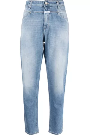 Closed Women Slim Jeans - X-Lent mid-rise slim-cut jeans - Blue