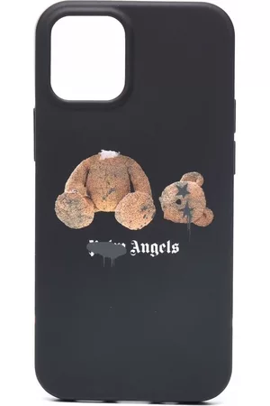 Palm Angels Phones Cases - Teddy Bear iPhone 12 Mini case - Black