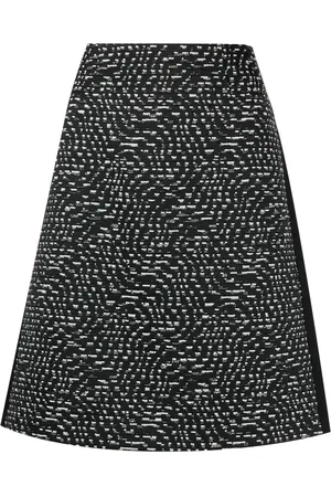 Paule Ka High-waisted tweed skirt