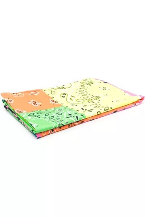MC2 SAINT BARTH Men Swimwear - Bandana-print beach towel - Yellow