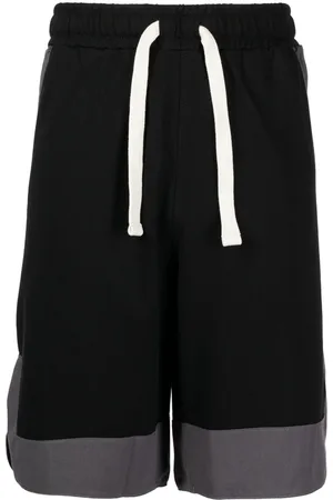 FIVE CM Two-tone drawstring track shorts