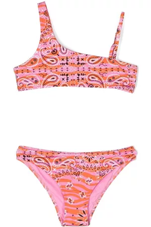 MC2 SAINT BARTH Girls Bikinis - Bandana-print bikini - Orange