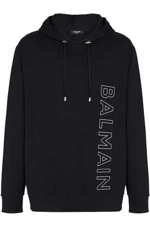 Balmain Logo-print hoodie sweater