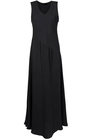 Uma Raquel Davidowicz V-neck full-length dress