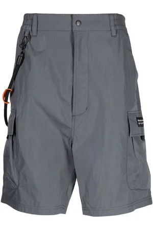 Izzue Contrast-stitching cargo shorts