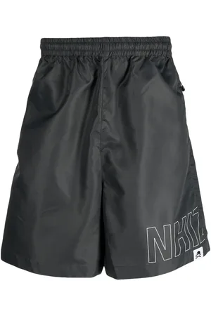 Izzue Logo-patch wide-leg shorts